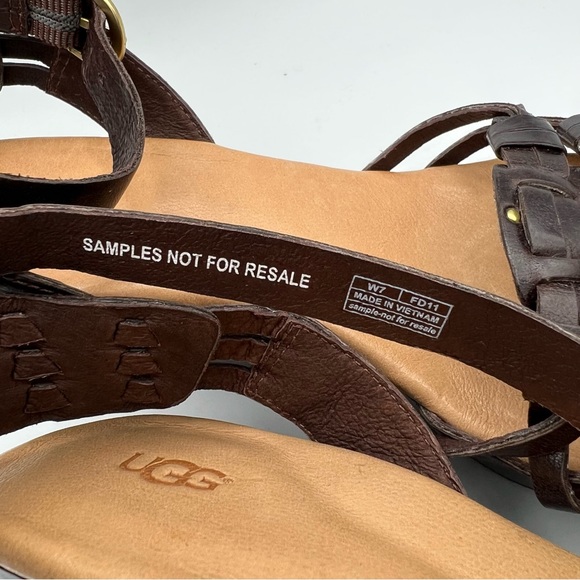 UGG Farrah Huarache Platform Wedge Sandals - Picture 9 of 10